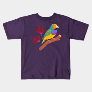 Colorful Bird Kids T-Shirt